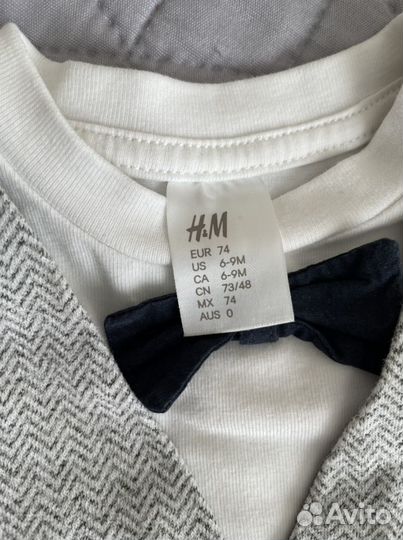 Боди на мальчика H&M, 74 размер