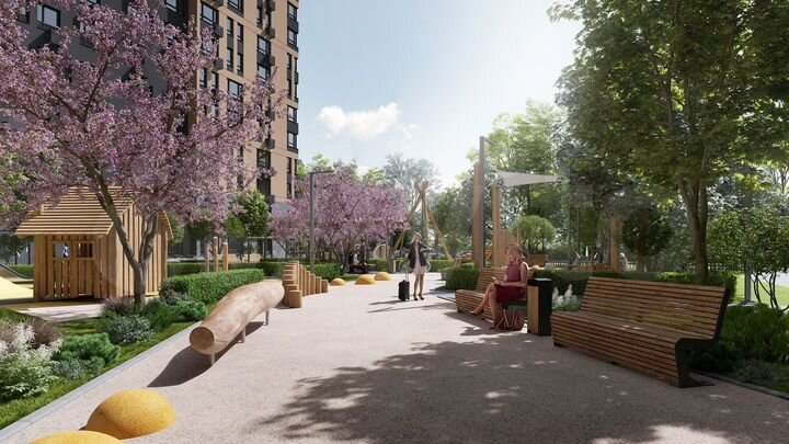 2-к. квартира, 64 м², 7/17 эт.