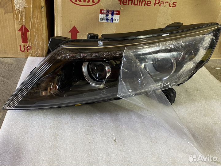 Новая фара KIA Optima 3 рест дхо LED
