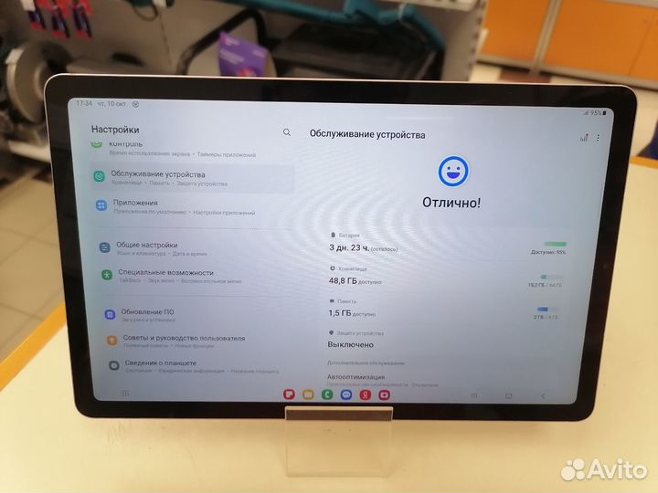 Планшет Samsung Tab S6 lite