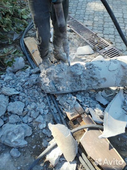 Аренда компрессора с отбойными молотками