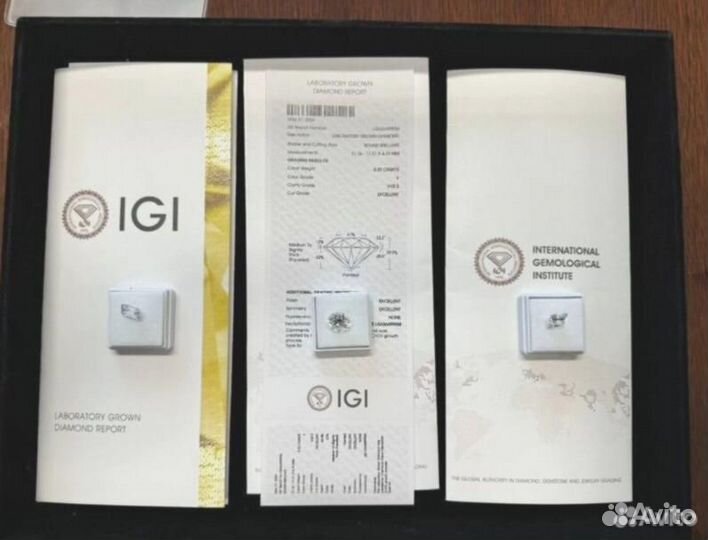 Лабораторный бриллиант CVD 3 карата pear f VVS2
