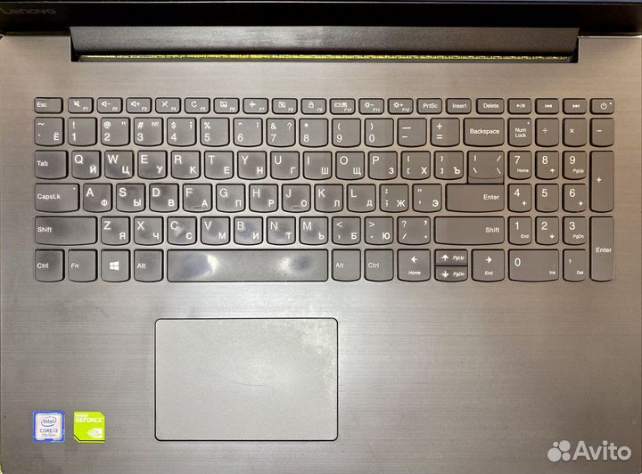 Ноутбук Lenovo i3-7020/озу 8гб/GeForce MX 150 2гб