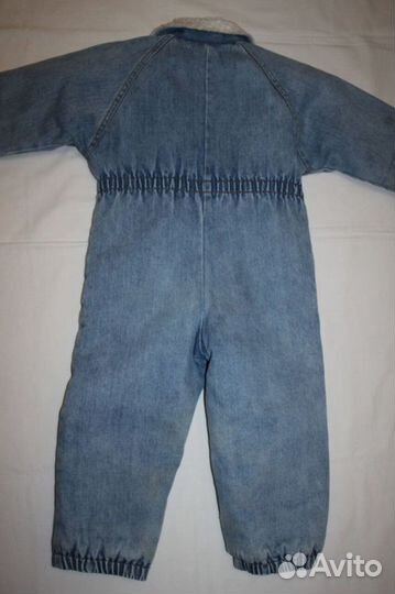 Комбинезон джинсовый, р. 98 -110