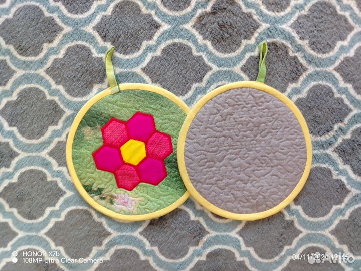 Прихватки для кухни (ватиновые)