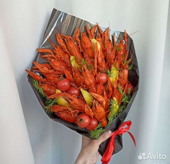 Мужской букет из раков