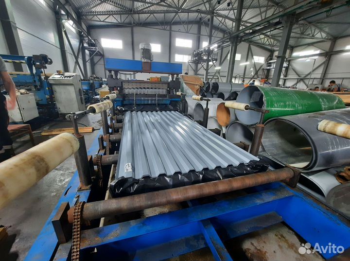 Профлист оцинкованный окрашенный нс-35 0,45х1000