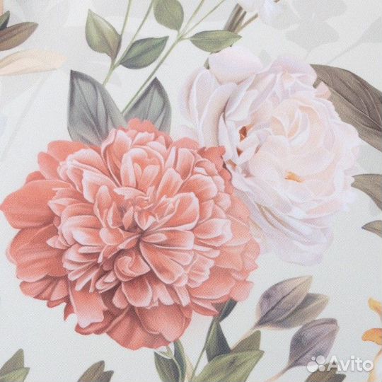 Комплект штор для кухни с подхватами Этель 'Цветущ