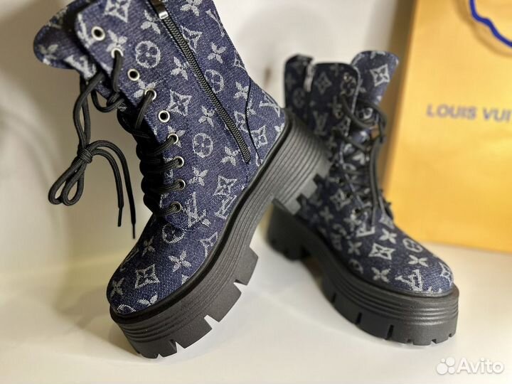 Ботинки женские осень весна Louis Vuitton новые