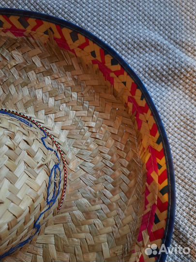 Соломенная шляпа мексиканская