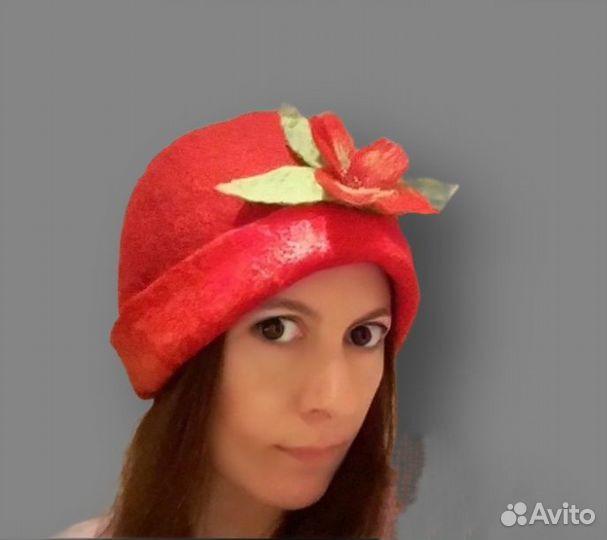 Шапка-шляпка