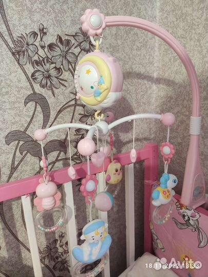 Мобиль на кроватку с проектором