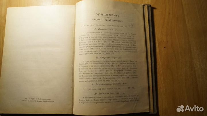 Отчет начальника горного управления южной России
