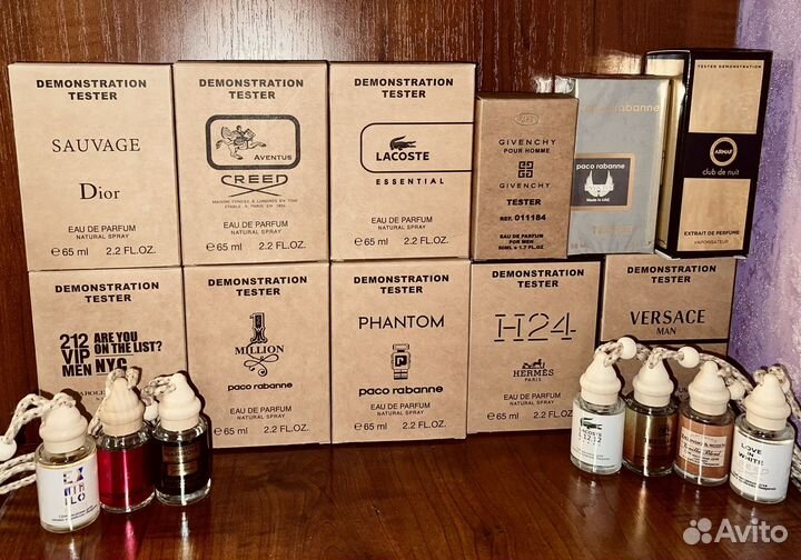 Духи тестер мужские женские