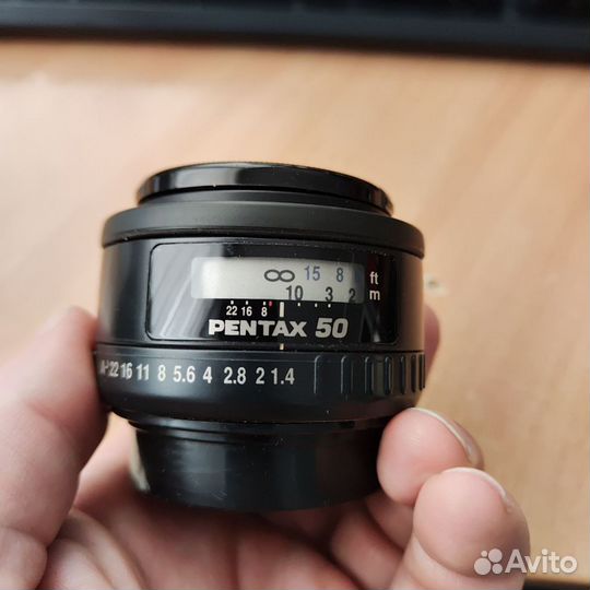Объектив SMC Pentax-M 50 mm f 1.4 отличное состоян
