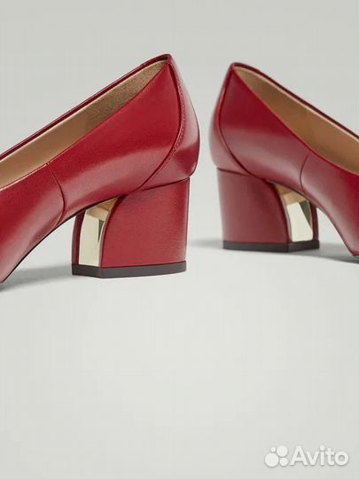 Красные туфли Massimo dutti