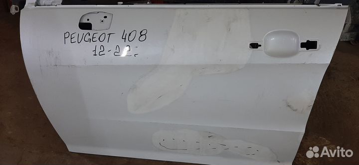 Дверь передняя левая пежо 408