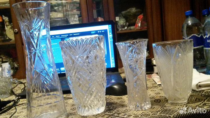 4 хруст вазочки СССР