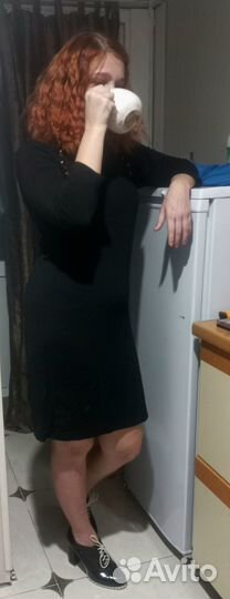 Платье повседневное 44