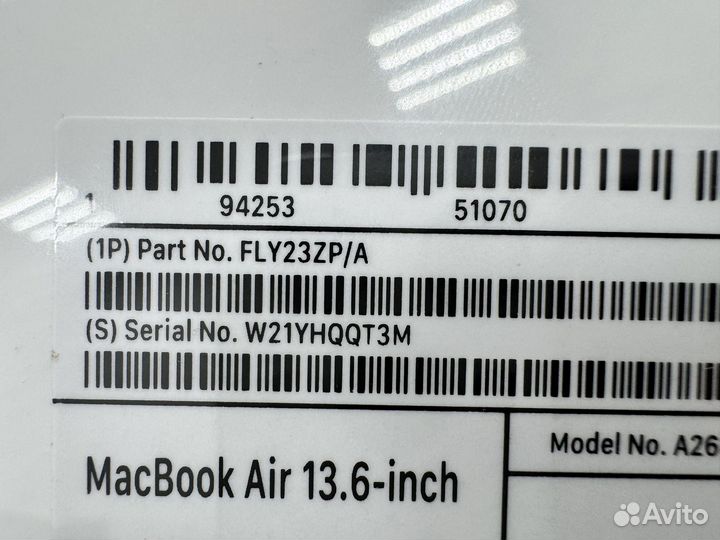 MacBook Air M2 8/512 Starlight