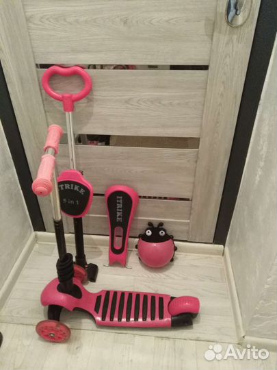 Самокат для девочки itrike 5 в одном