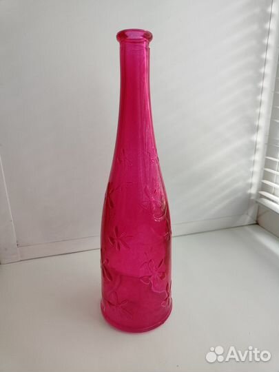 Ваза цветное стекло