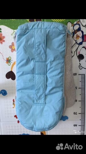 Зимний конверт на овчине в коляску