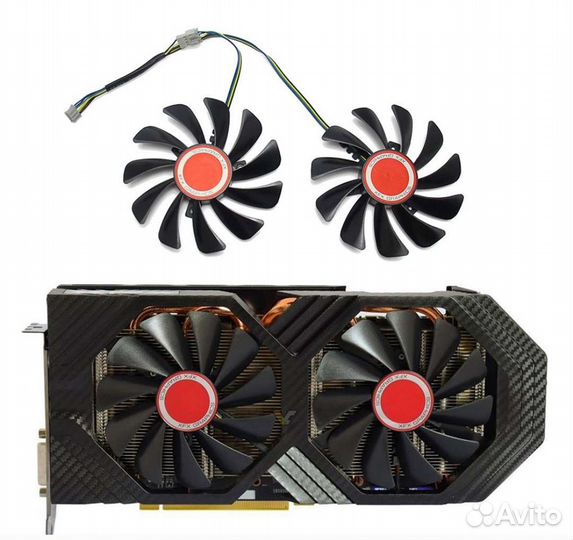 Вентилятор для видеокарт XFX cf1010u12s