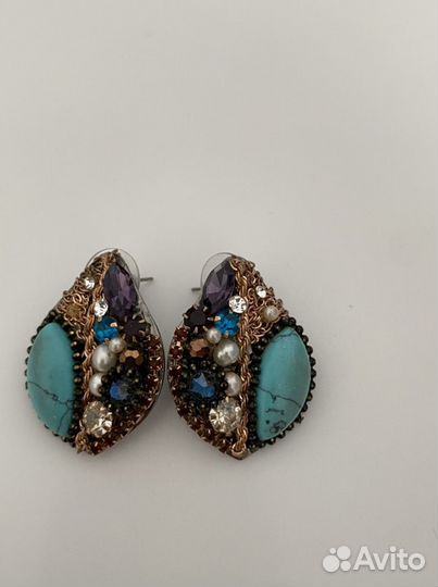 Серьги, кольцо, подвеска, брошь