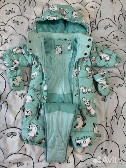 Зимний комбинезон Crockid 62-68