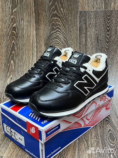 Зимние Кроссовки New balance 574 с мехом