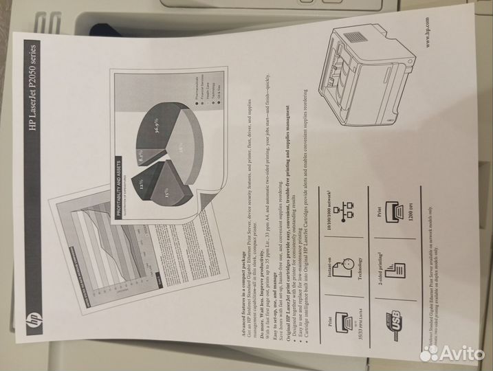 Принтер Лазерный HP LJ P2055