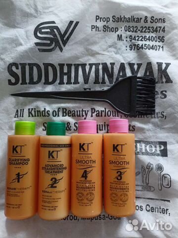 Набор для кератинового восстановления волос