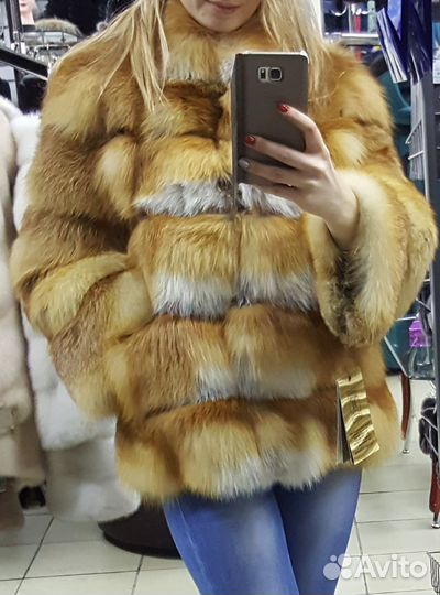 Шуба из лисы