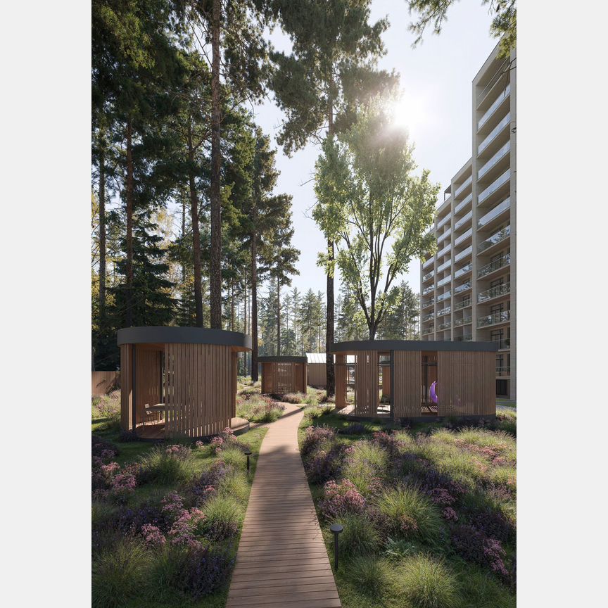 1-к. апартаменты, 57,3 м², 4/12 эт.