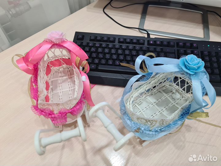 Коляски для сбора денег в конкурсе мальчик-девочка