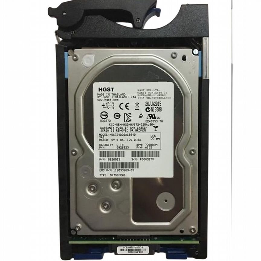 [100-564-336-01] Жесткий Диск Emc 118032852-02 2tb Sas 3.5" Hdd 100-564-336-01