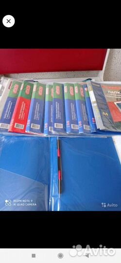 Папки с зажимом, скоросшиватели новые