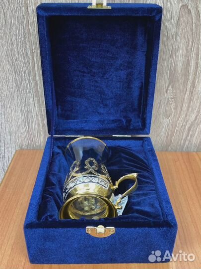 Подстаканник из серебра на 120 мл