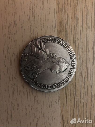 Монета полтина 1766 реплика