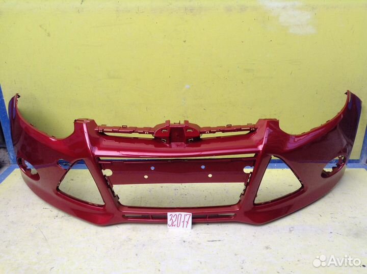 Ford Focus 3 Бампер передний цвет красный 9SSE
