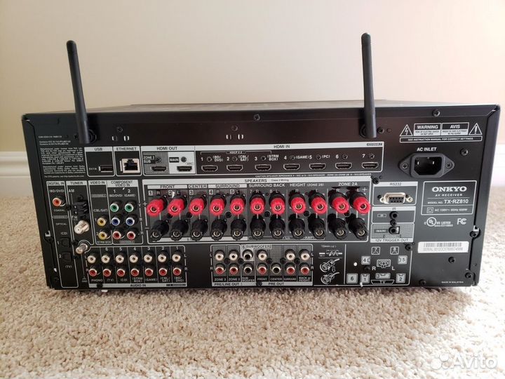 AV ресивер onkyo tx rz 810