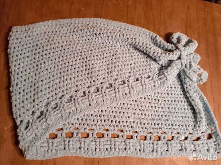 Палантин, накидка, плюш плюшевая ручная работа