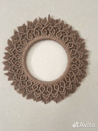 Макраме панно рама