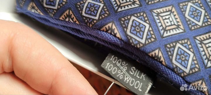 Шарф Кашне Павлопосадское шелк шерсть