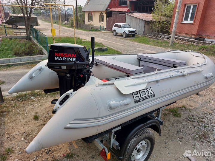 Лодка HDX 370 и мотор Nissan Marine 18