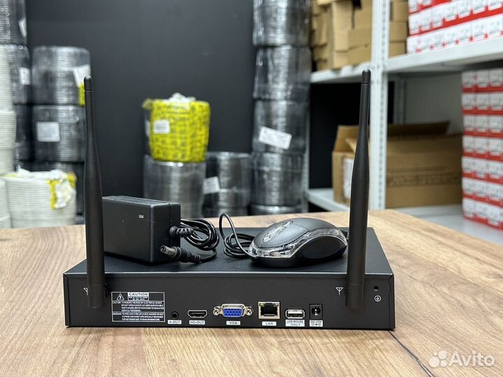 Беспроводной комплект видеонаблюдения 2 камеры