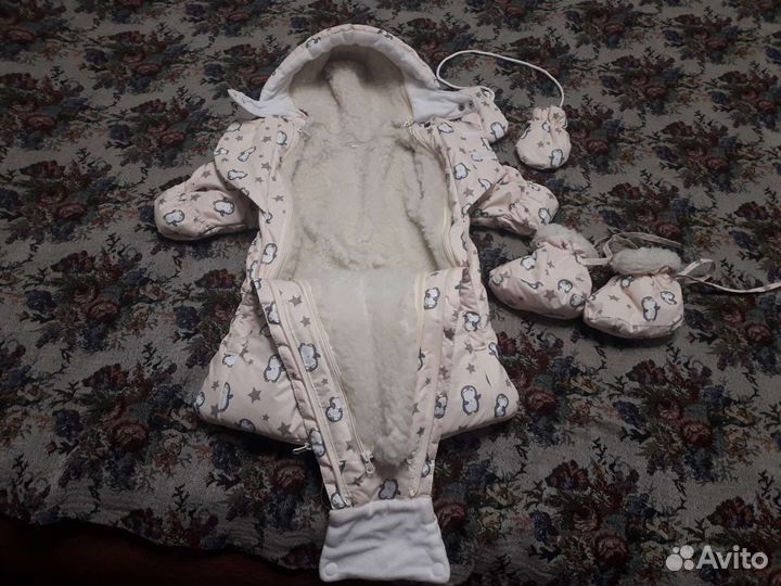 Комбинезон трансформер зимний 74