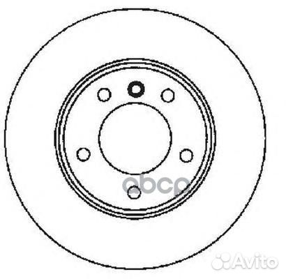 Торм.диски JU561524J 561524J Jurid