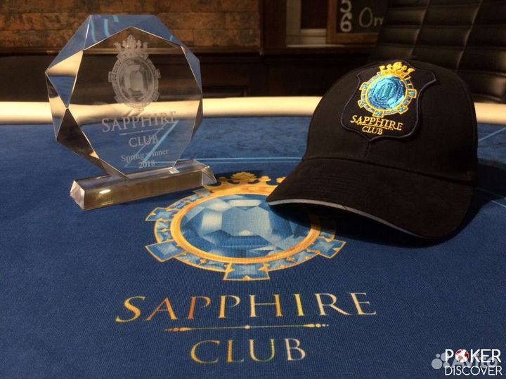 Игровая покерная фишка,казино Сапфир Клуб